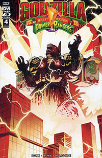 Godzilla vs. the Mighty Morphin Power Rangers II (2024 IDW) #4A