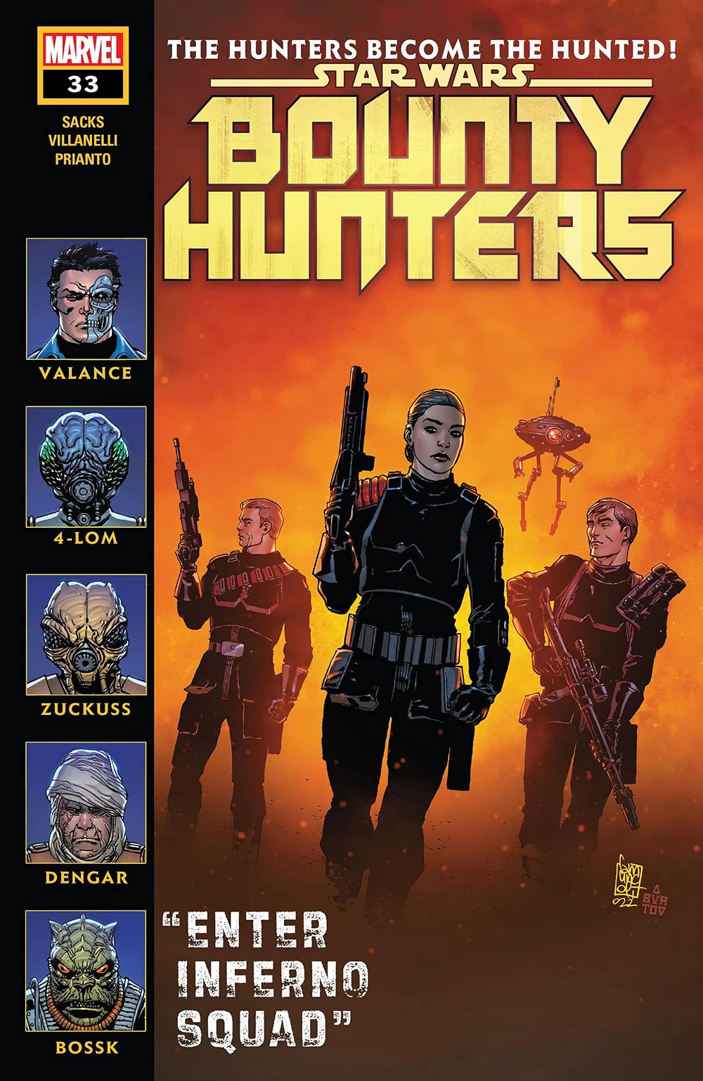 Star Wars Bounty Hunters (2020 Marvel) #33A