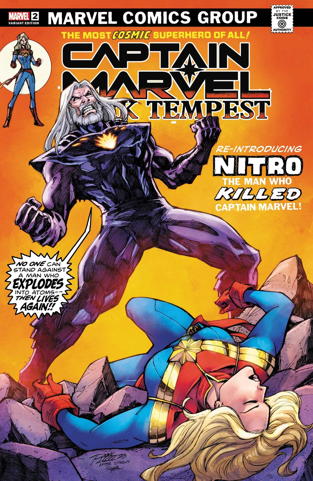 Captain Marvel Dark Tempest (2023 Marvel) #2D