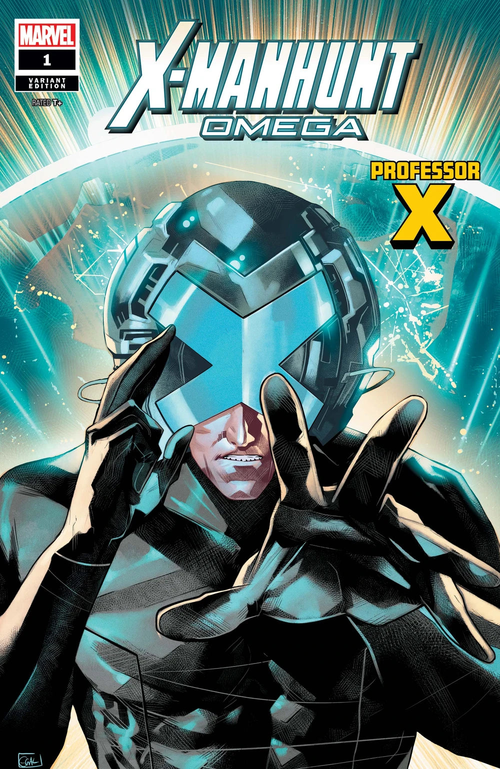 X-Manhunt Omega (2025 Marvel) #1B