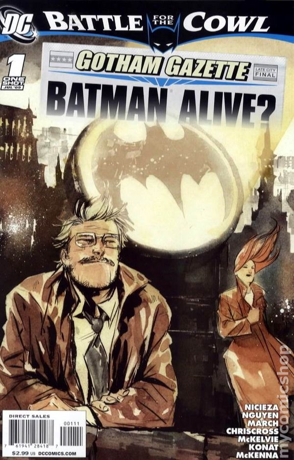 Batman Battle for the Cowl Batman Alive? (2009 DC) #1