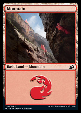 Magic the Gathering x4 Foil Ikoria Basic Mountain 271/274