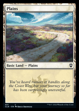 Magic the Gathering x4 Foil Battle for Baldurs Gate Basic Plains 451
