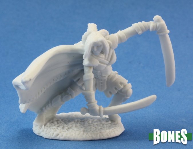 Reaper Miniatures BONES Human Ranger, Michelle 77022