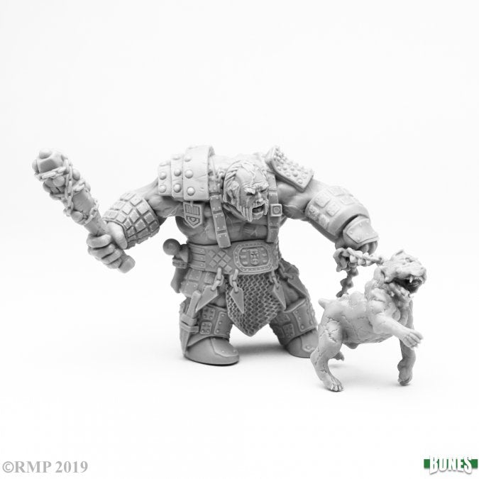 Reaper Miniatures - Fire Giant & Hell Hound 77457