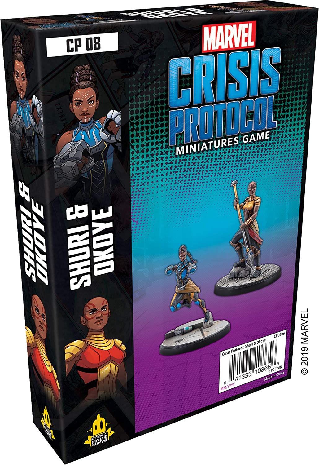 Marvel Crisis Protocol Miniatures Shuri & Okoye pack