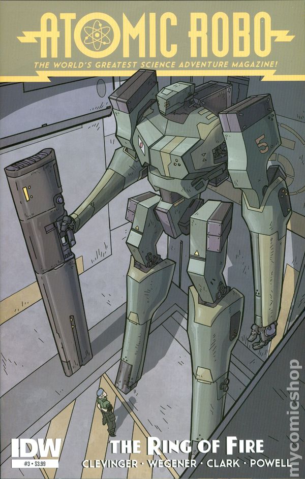 Atomic Robo and the Ring of Fire (2015 IDW) #3A