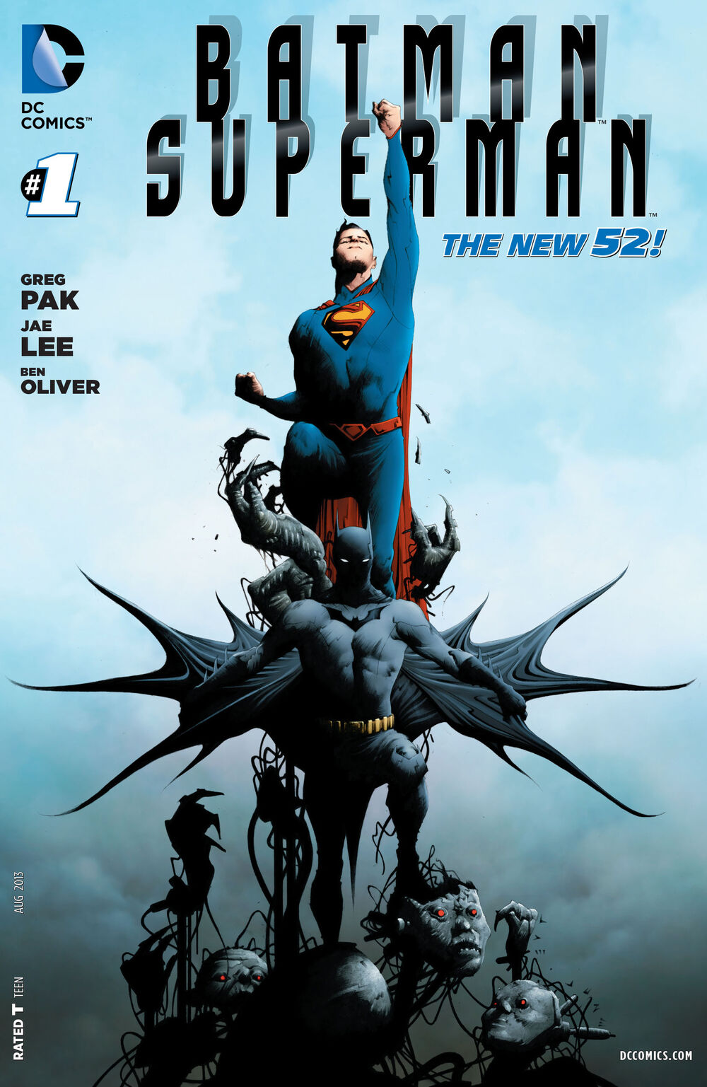 Batman Superman (2013 DC) #1A.DF.SIGNED