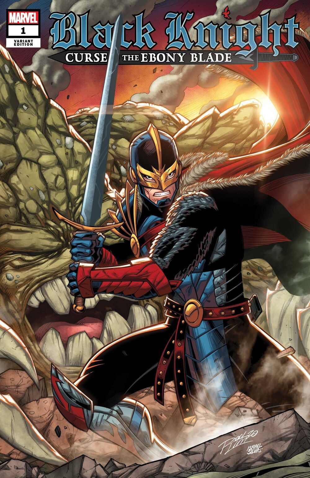 Black Knight Curse of the Ebony Blade (2021 Marvel) #1F