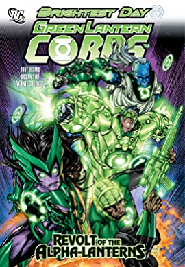 Brightest Day Green Lantern Corps Revolt of the Alpha-Lanterns HARDCOVER