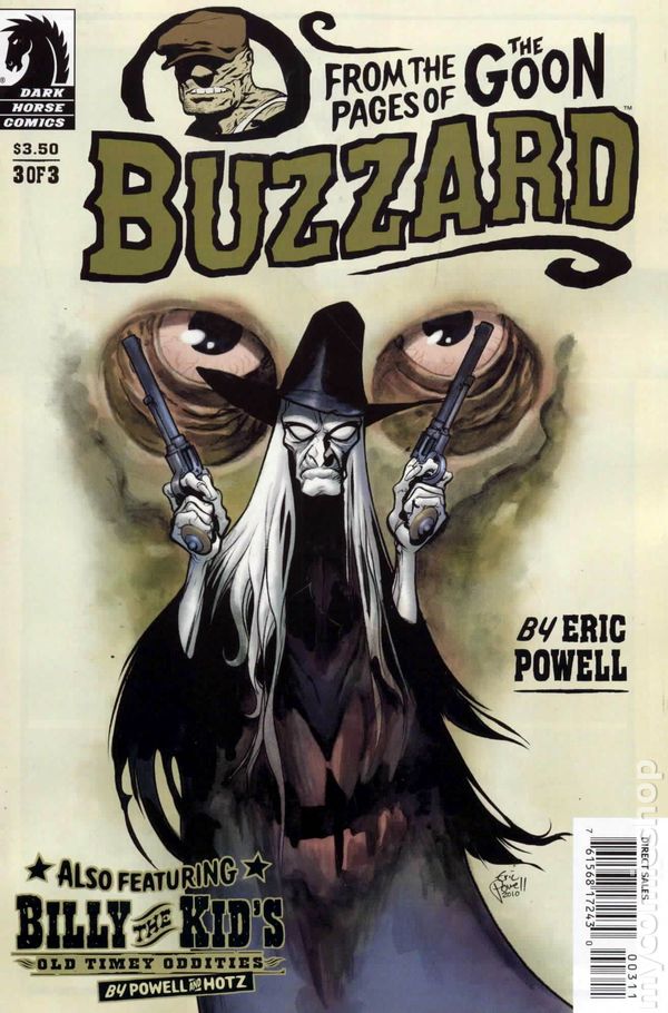 Buzzard (2010 Dark Horse) #1-3 Complete Set!