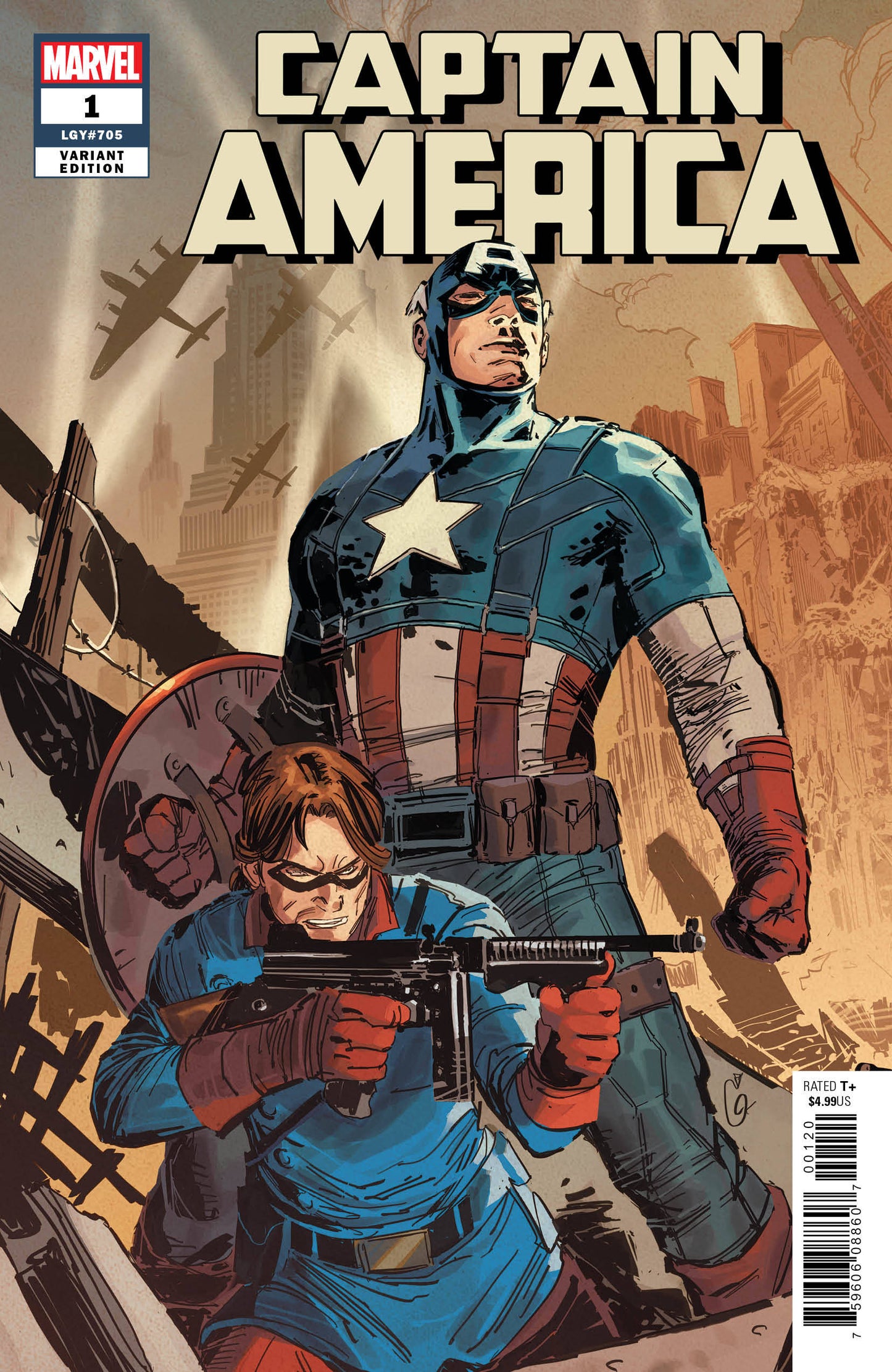 CAPTAIN AMERICA #1 GARNEY VAR
