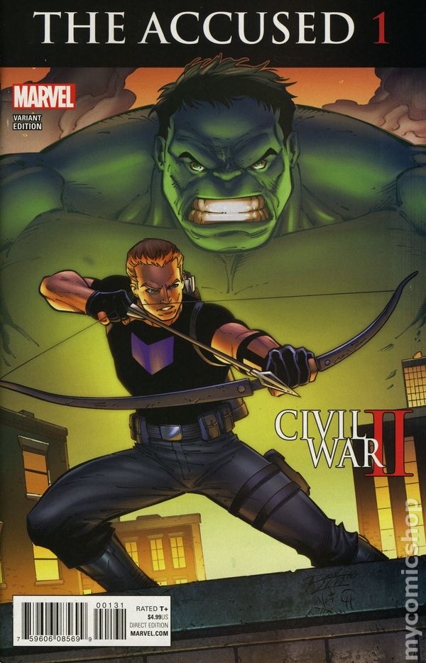 Civil War II The Accused (2016 Marvel) #1B
