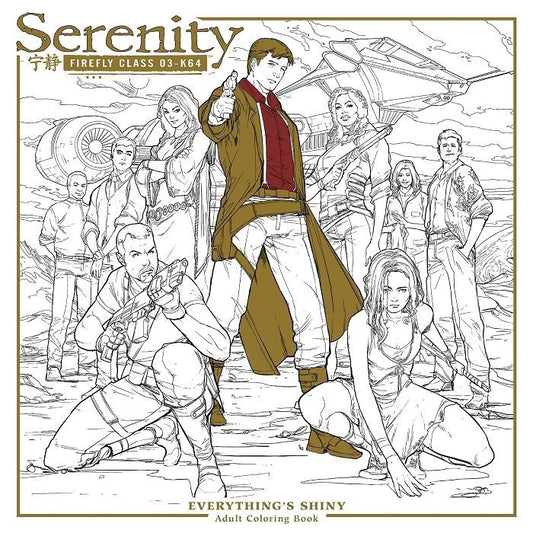 Serenity Firefly Class 03-K64 Adult Coloring Book