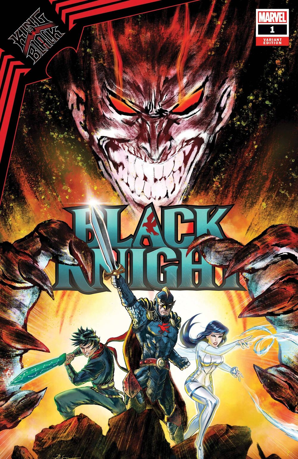 King in Black Black Knight (2021 Marvel) #1C