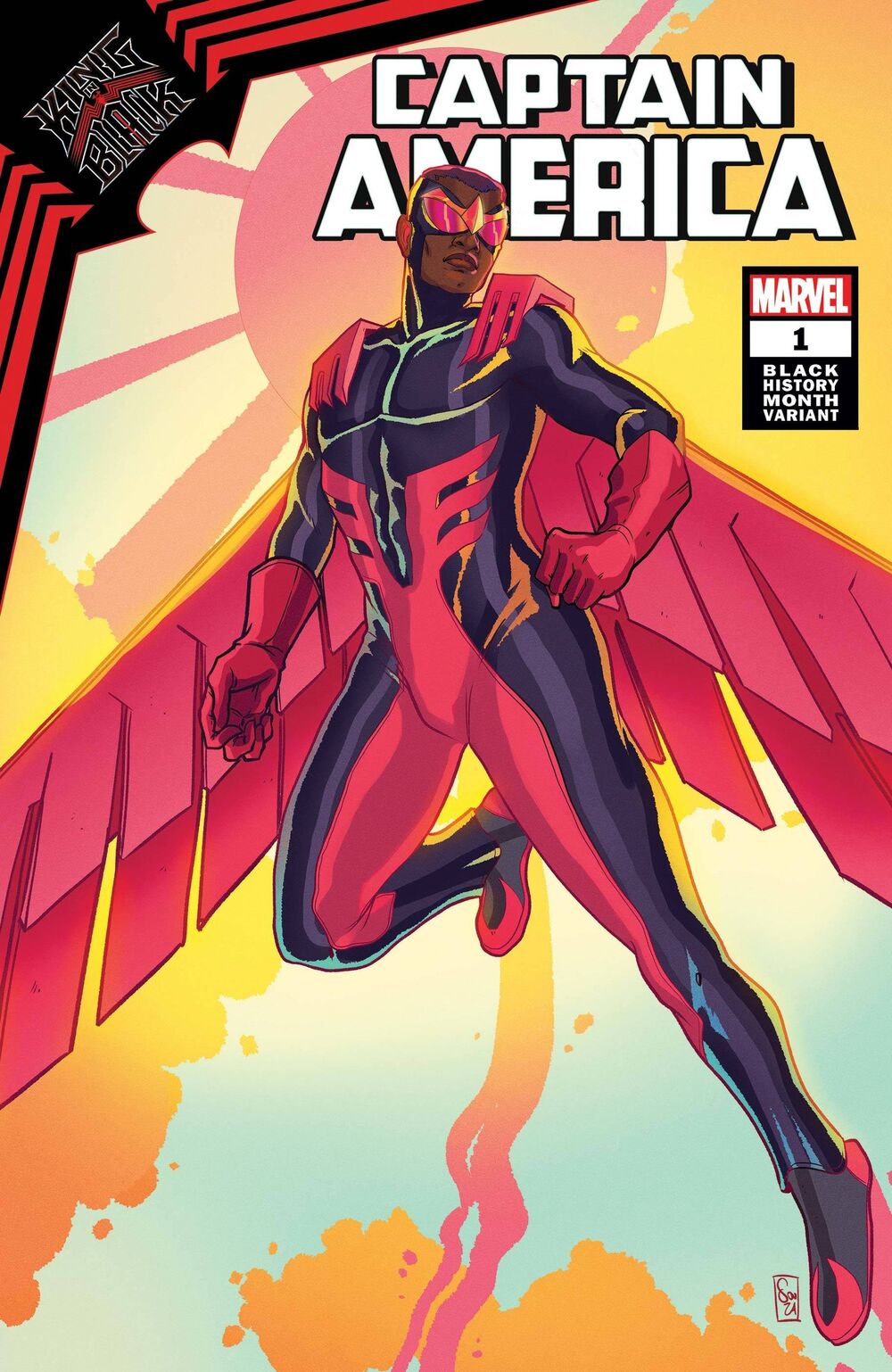 King in Black Captain America (2021 Marvel) #1D
