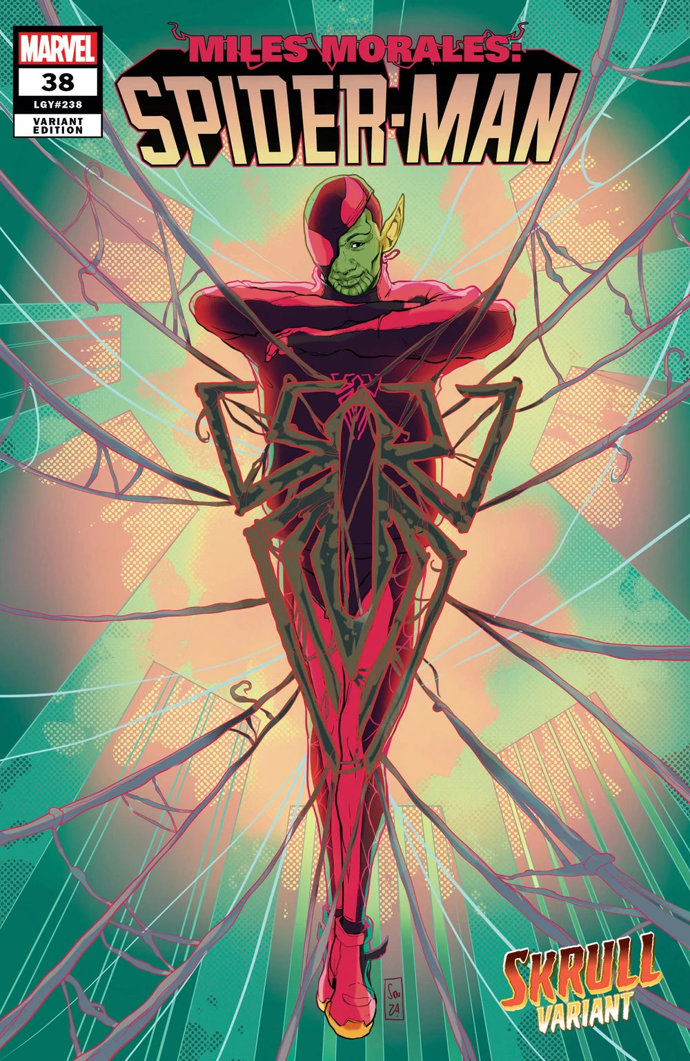 Miles Morales Spider-Man (2019 Marvel) #38B