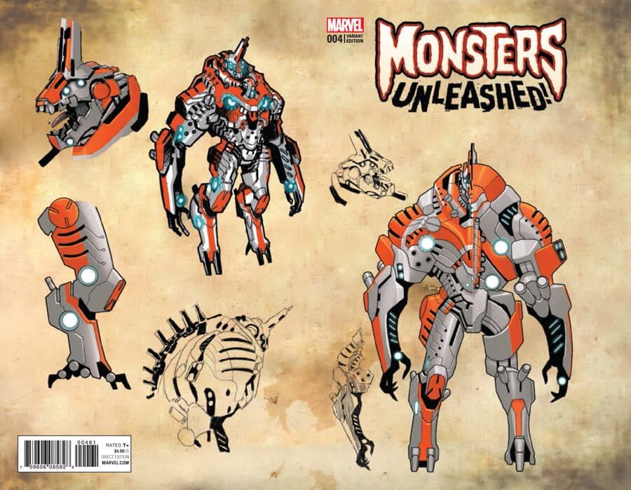 Monsters Unleashed (2017 1st Series) #4E – Emerald Knights