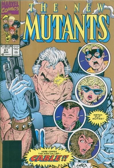 New Mutants (1983 1st Series) #87GOLD