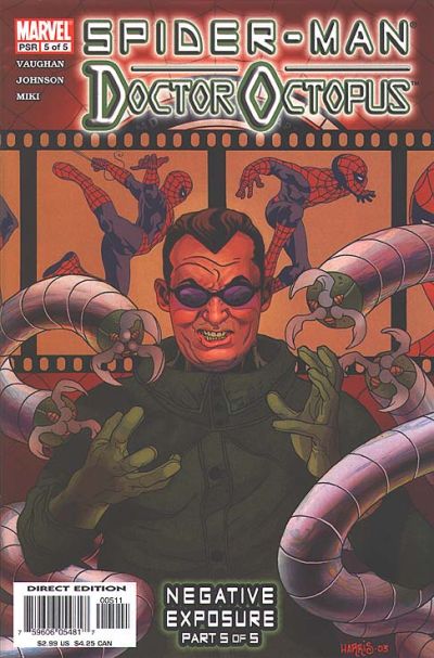Spider-Man Doctor Octopus Negative Exposure (2004 Marvel) #1-5