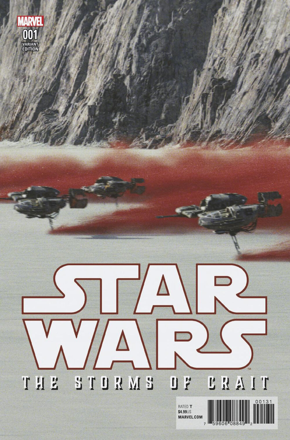 Star Wars The Last Jedi Storms of Crait (2017 Marvel) #1C