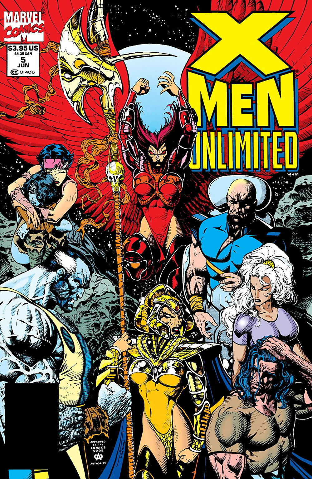 X-Men Unlimited (1993 1st Series) #1-5 set