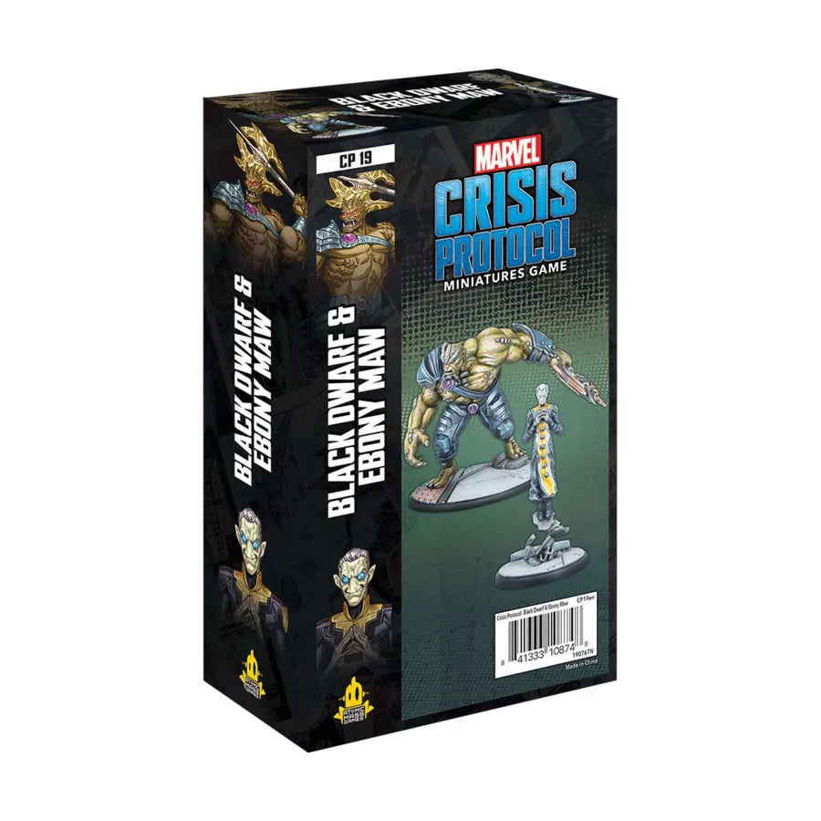 Marvel Crisis Protocol Miniature Black Dwarf & Ebony Maw pack