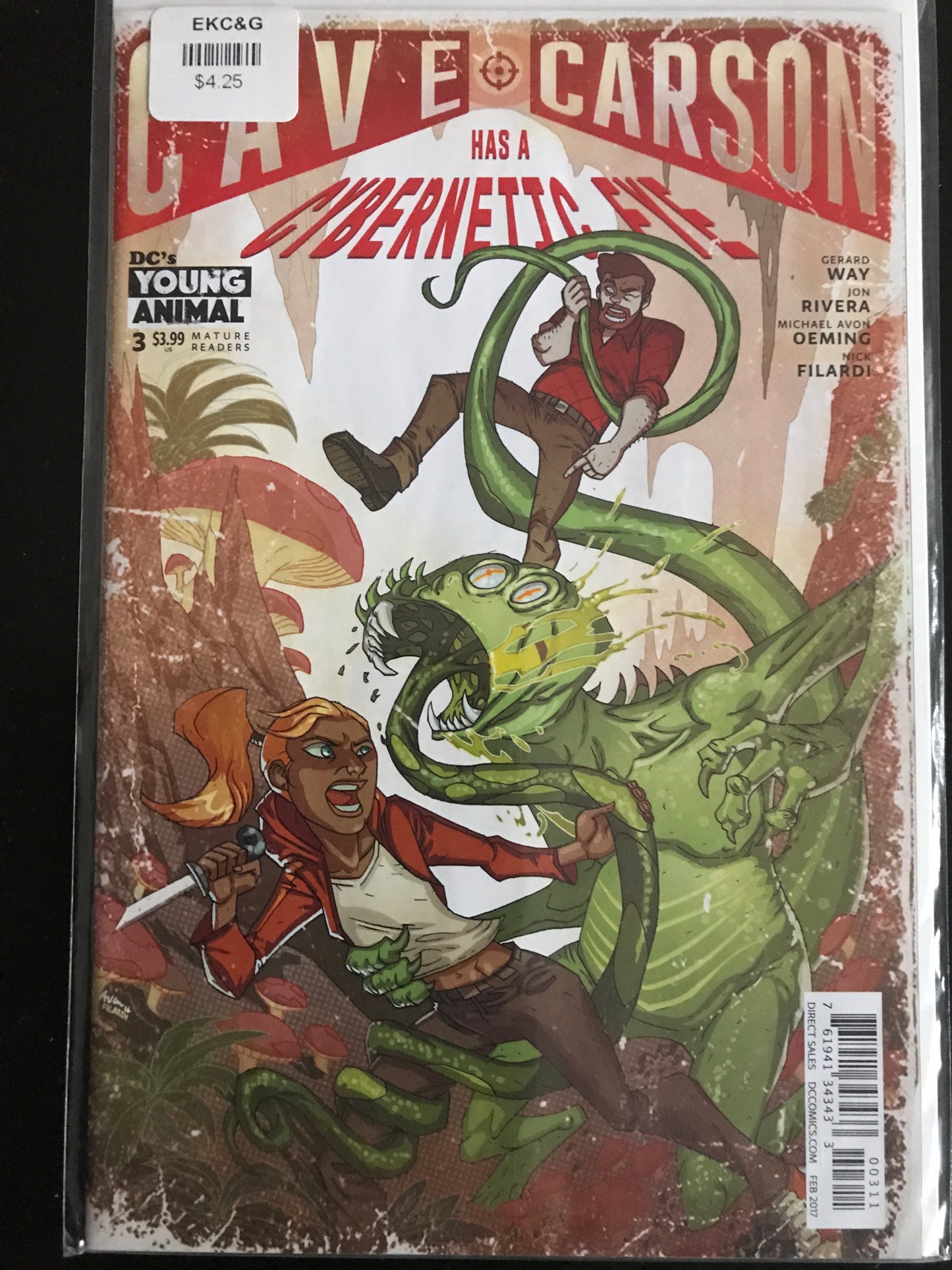 Cave Carson Has a Cybernetic Eye (2016) #3A