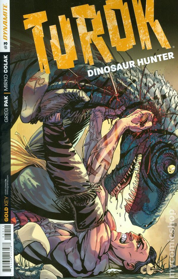 Turok Dinosaur Hunter (2014 Dynamite) #3A