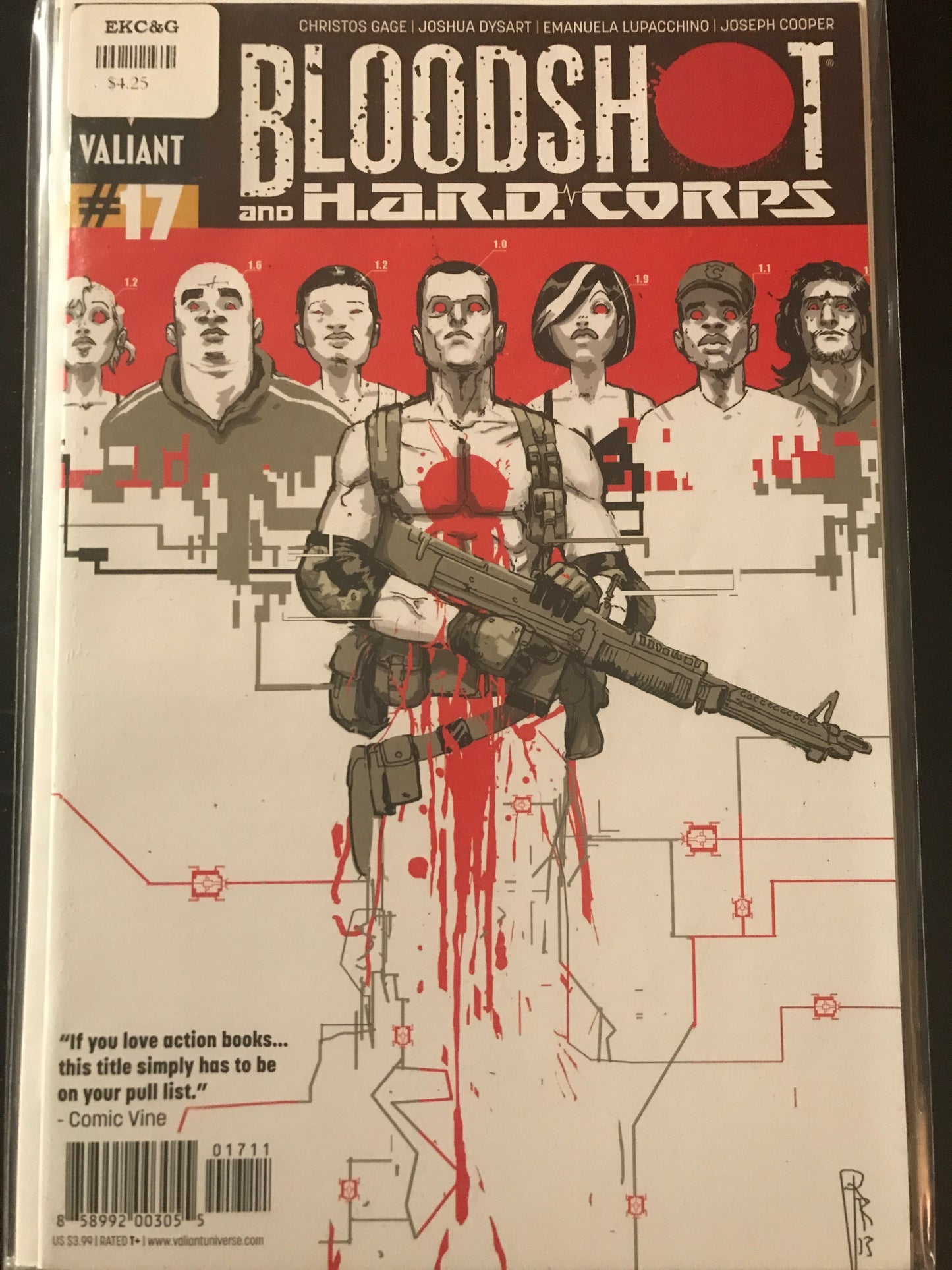 Bloodshot and Hard Corps (2012 3rd Series) #17A