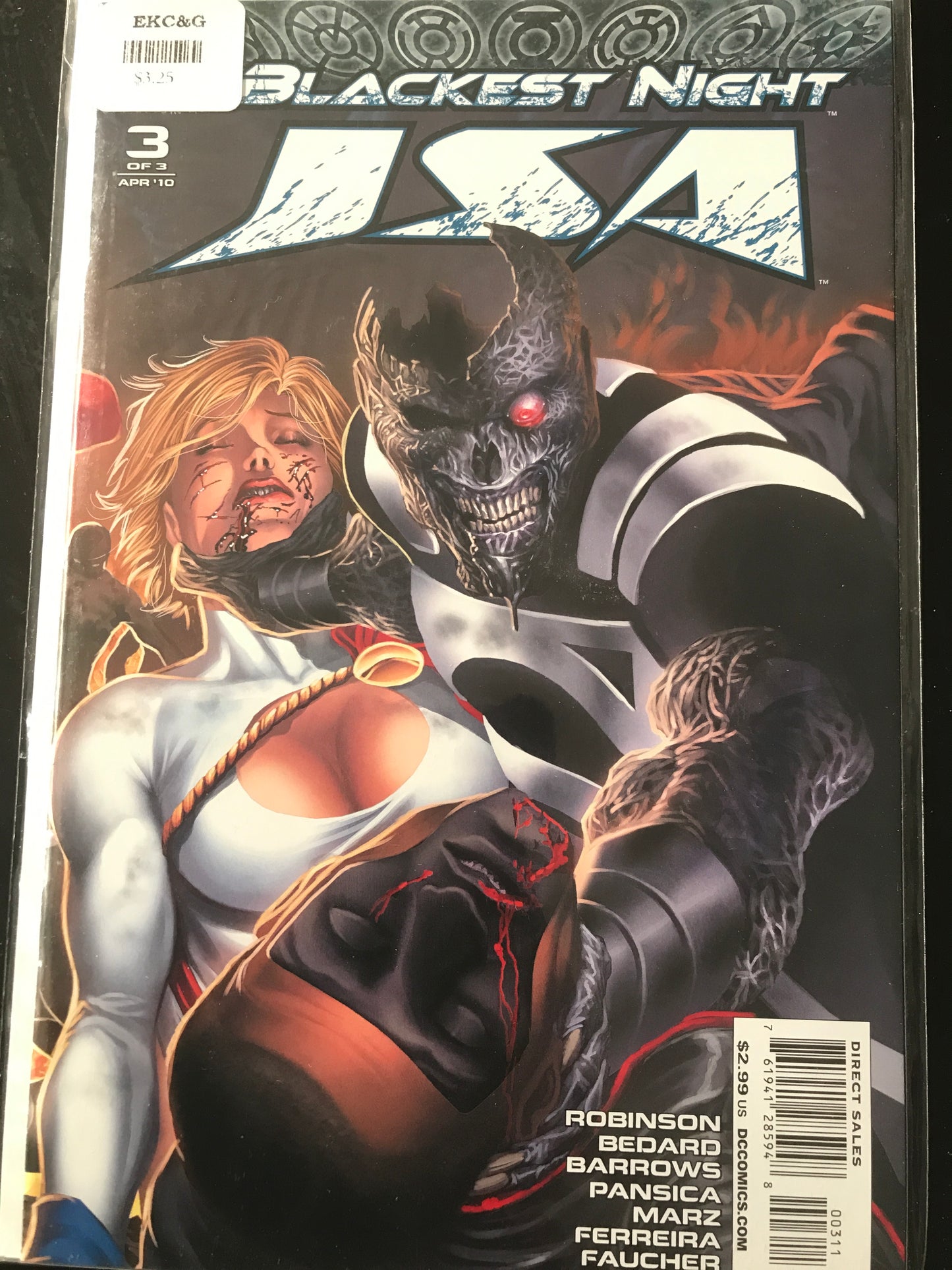 Blackest Night JSA (2009) #1-3 Complete Set