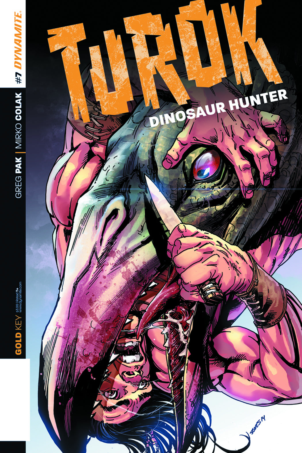 Turok Dinosaur Hunter (2014 Dynamite) #7A