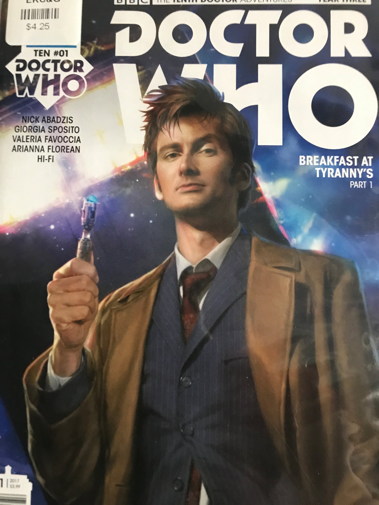 Doctor Who The Tenth Doctor (2016) Year Three #1A