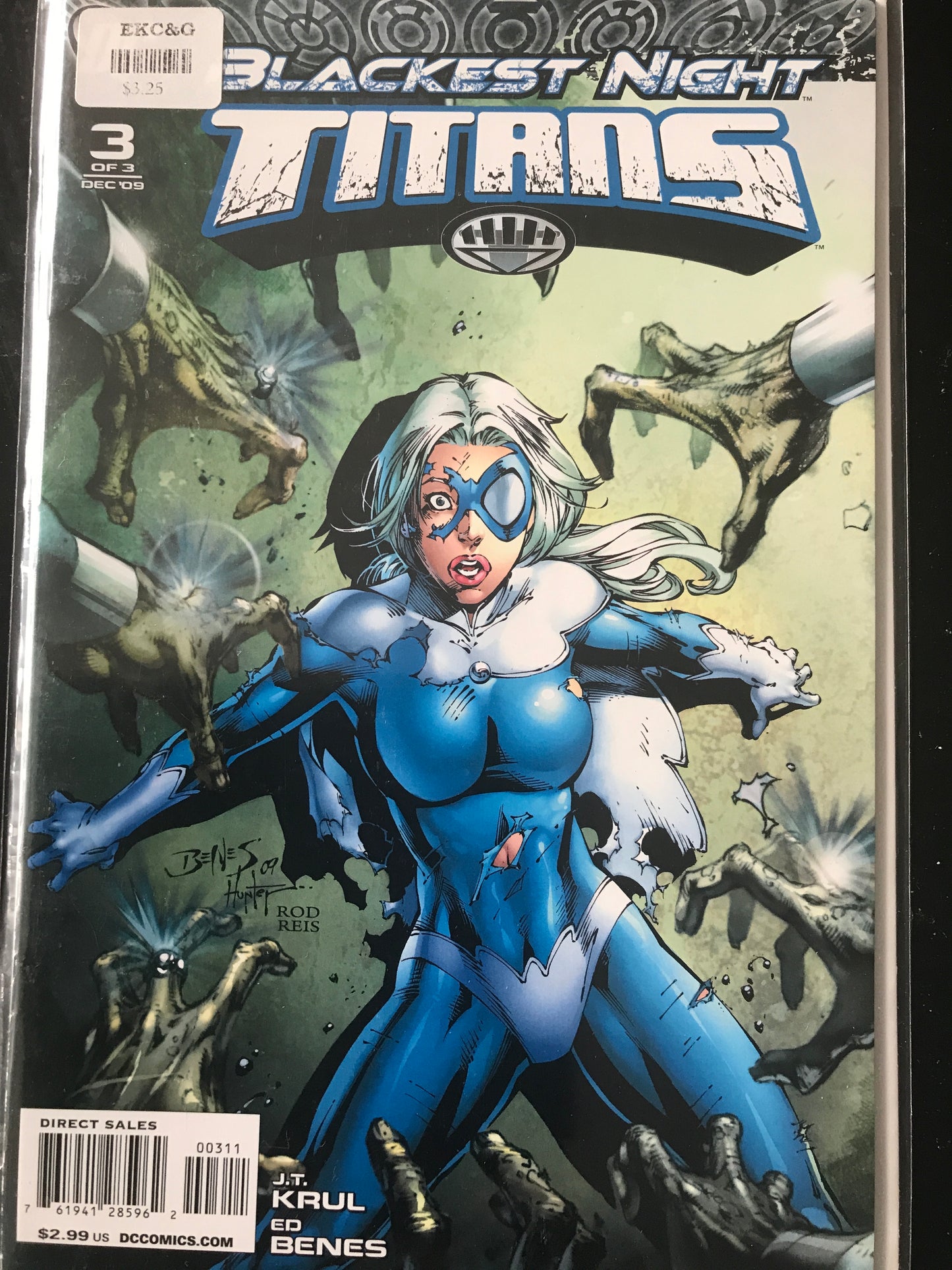 Blackest Night Titans (2009) #1-3 Complete Set