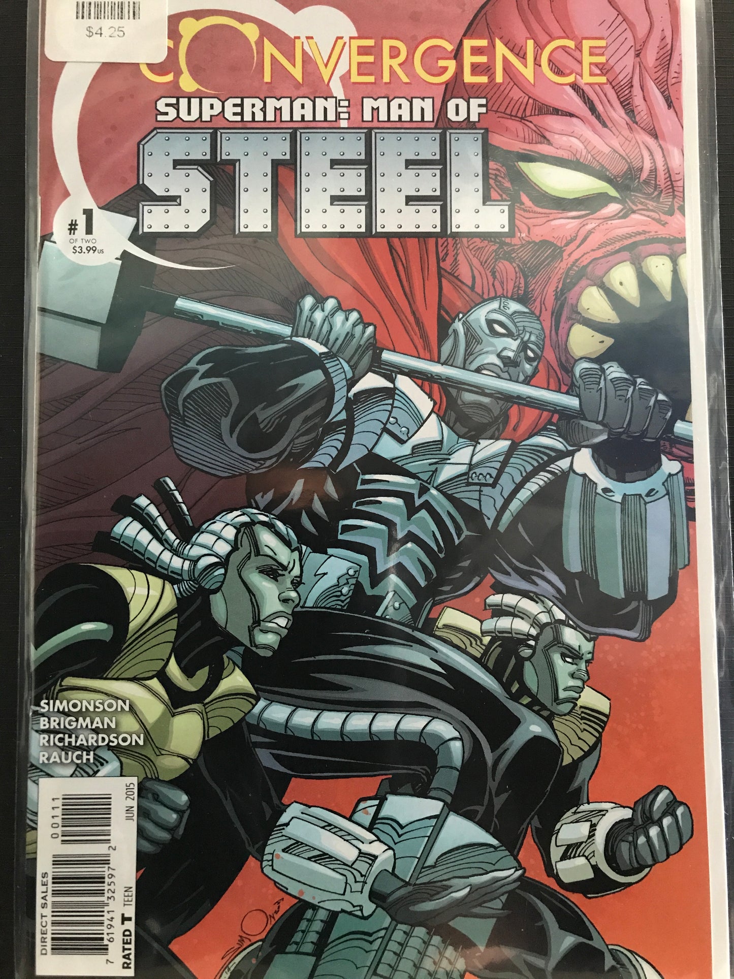 Convergence Superman Man of Steel (2015) #1A