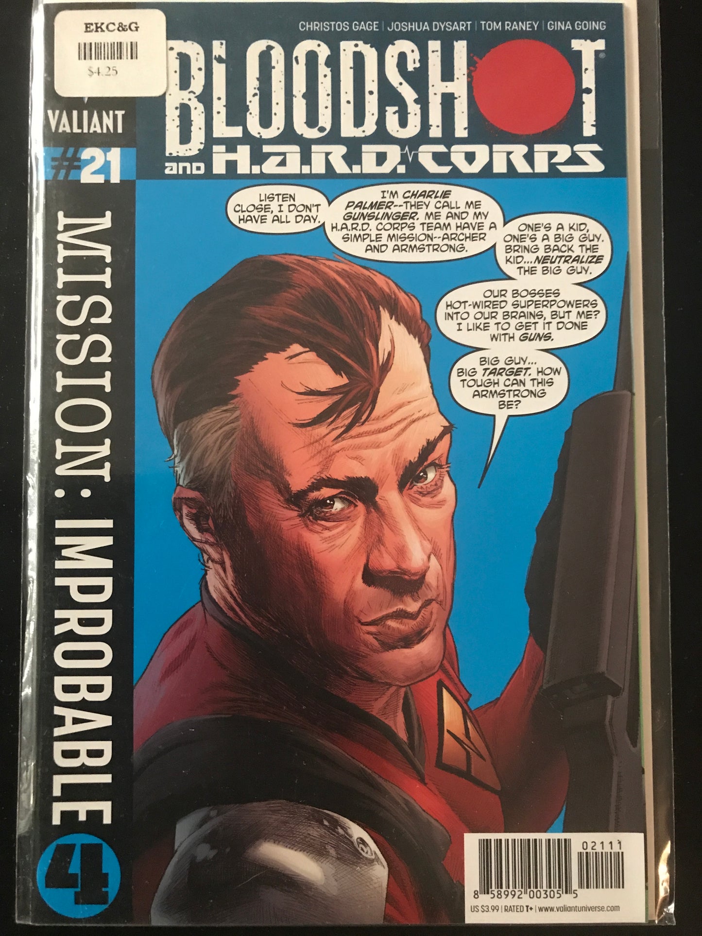 Bloodshot and Hard Corps (2012 3rd Series) #21A