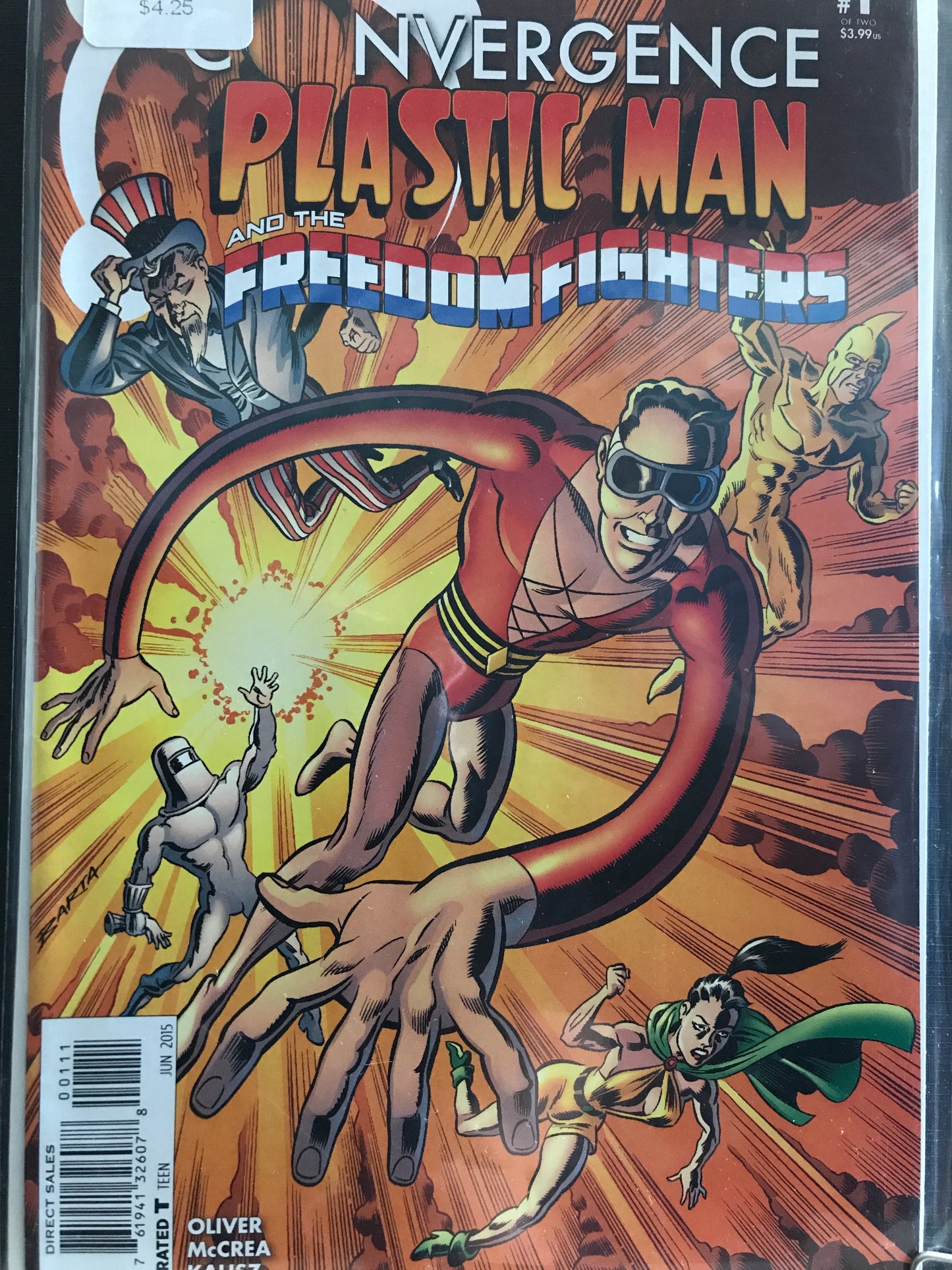 Convergence Plastic Man Freedom Fighters (2015 DC) #1A