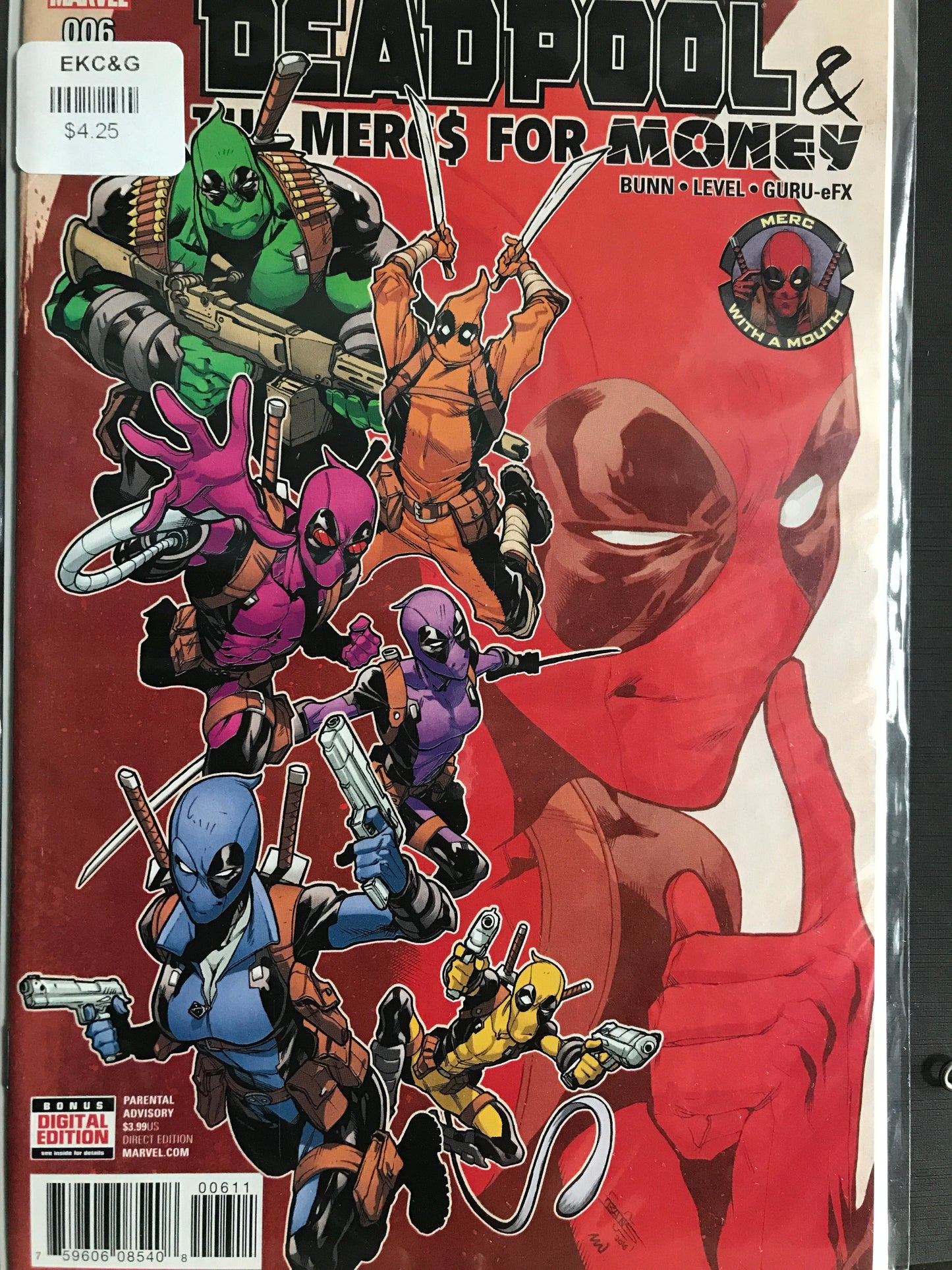 Deadpool and the Mercs for Money (2016 Marvel 2nd Series) #6A