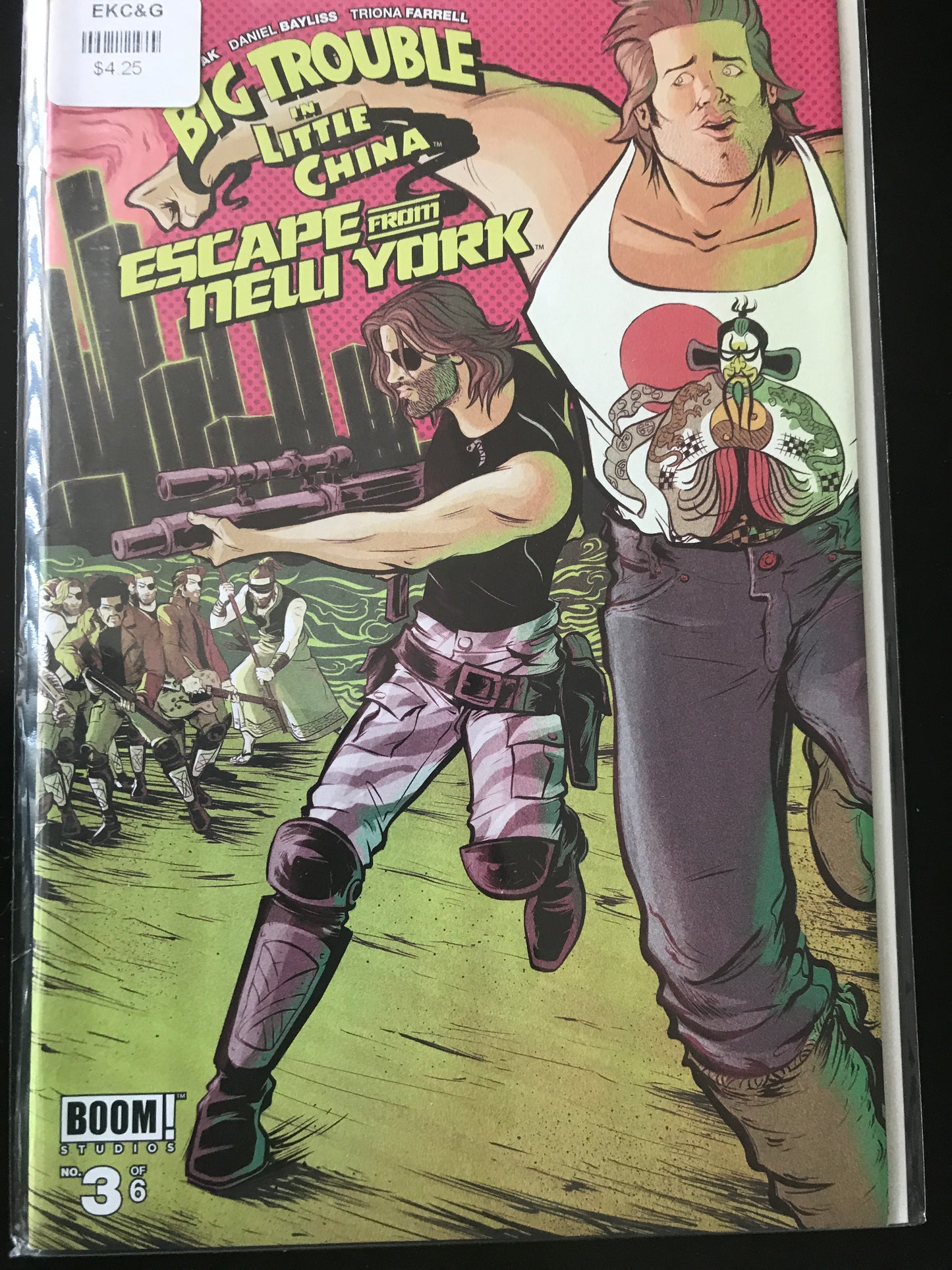 Big Trouble in Little China Escape From New York (2016) #3A