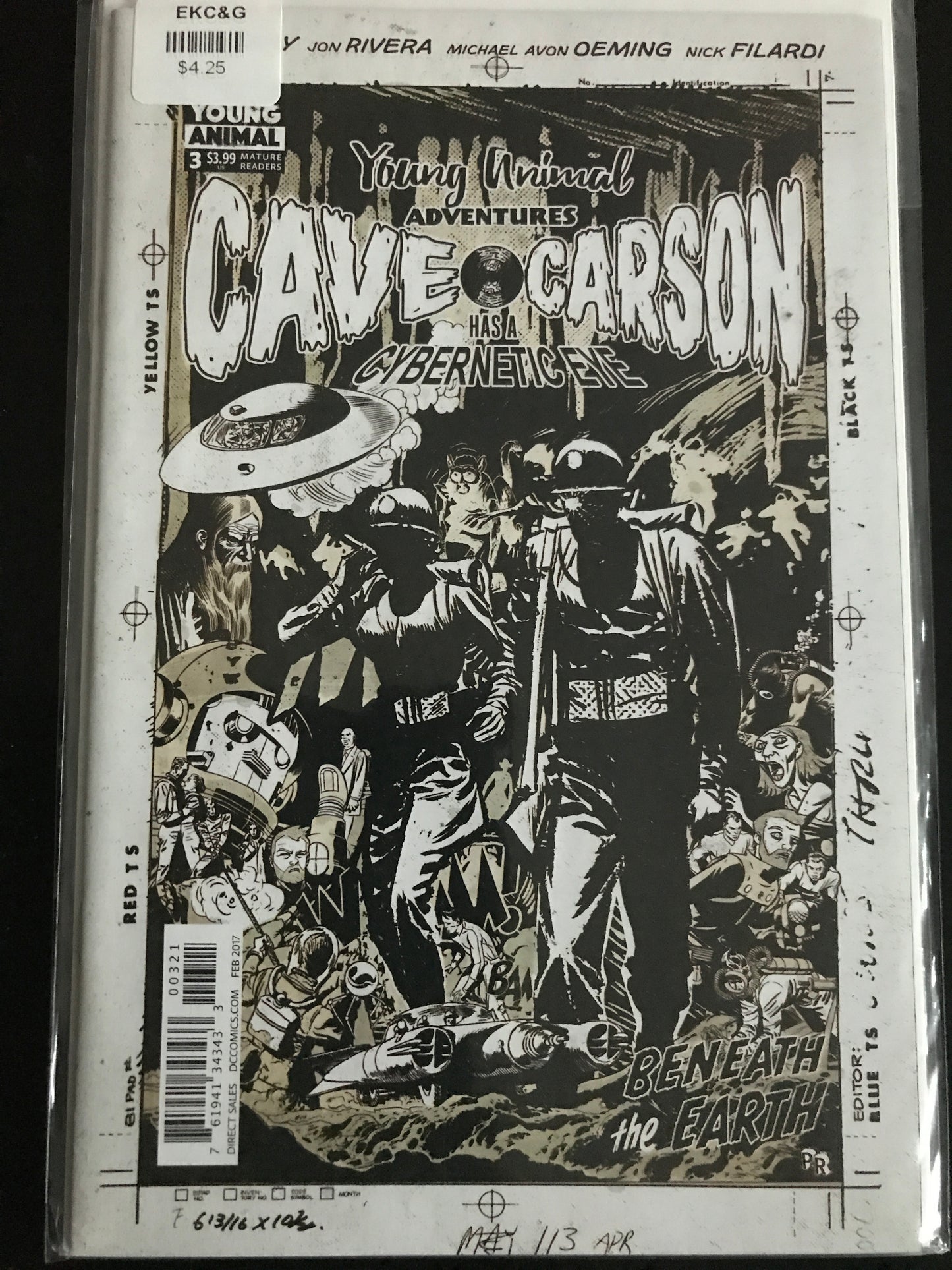 Cave Carson Has a Cybernetic Eye (2016) #3B