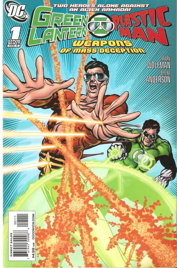 Green Lantern Plastic Man Weapon of Mass Deception (2010) #1