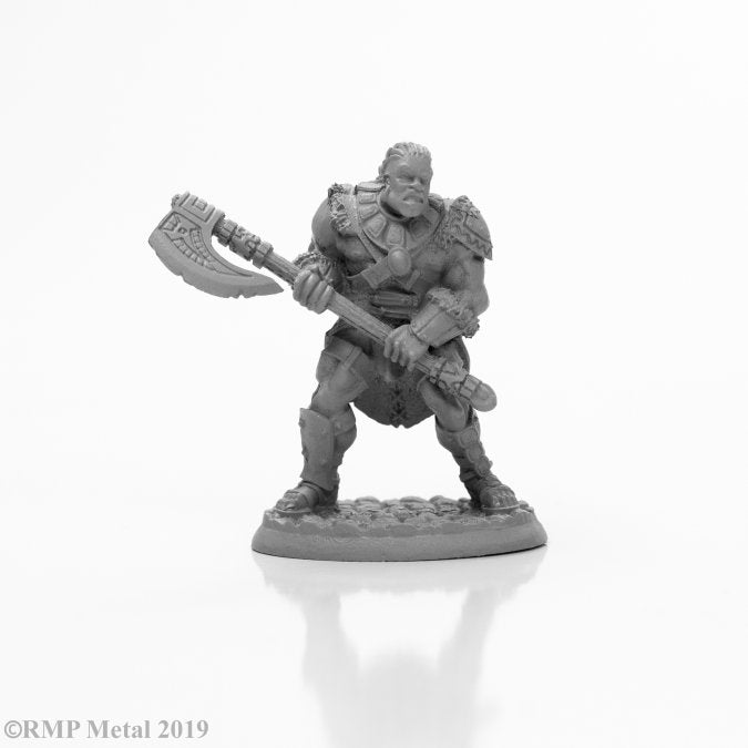 Reaper Miniatures - ARIK AXEREAVER, BARBARIAN - 04006