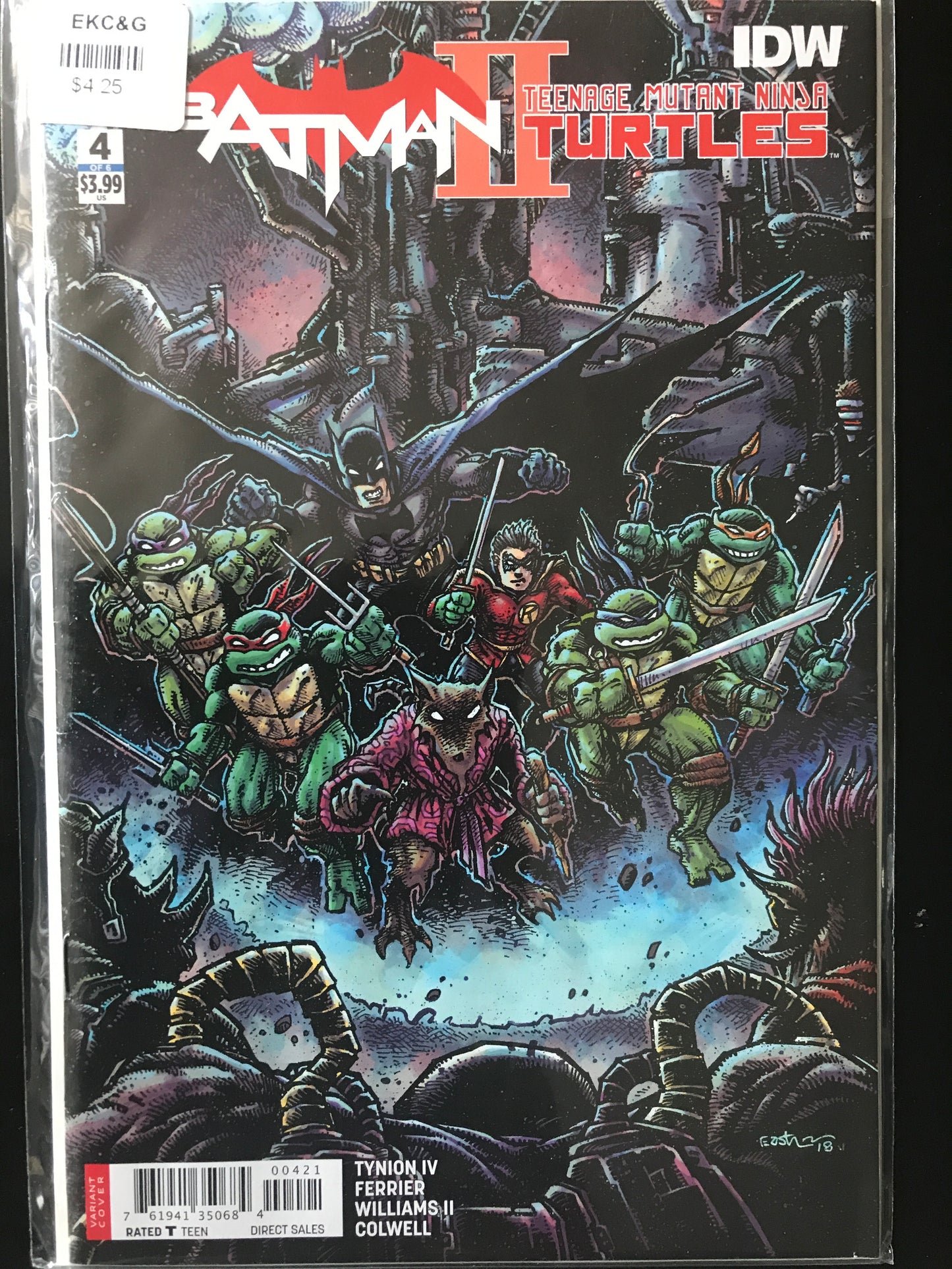 Batman Teenage Mutant Ninja Turtles II (2017 DC) #4B