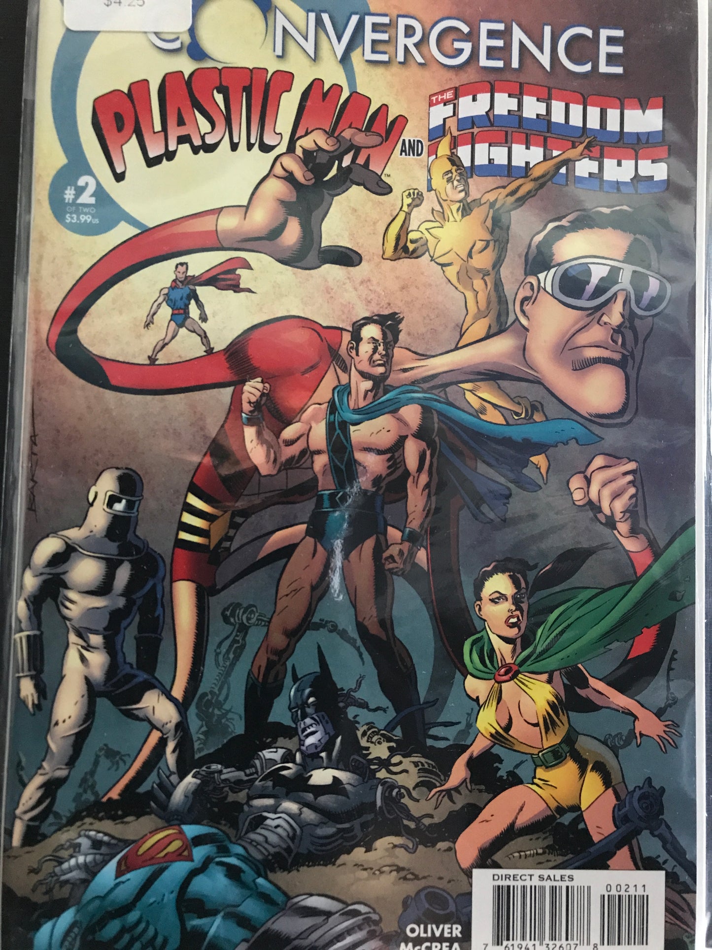 Convergence Plastic Man Freedom Fighters (2015 DC) #2A