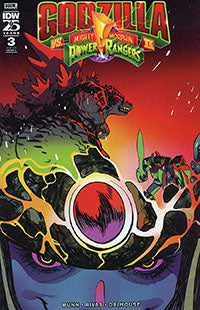 Godzilla vs. the Mighty Morphin Power Rangers II (2024 IDW) #3A