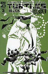 Teenage Mutant Ninja Turtles Black White and Green (2024 IDW) #3B