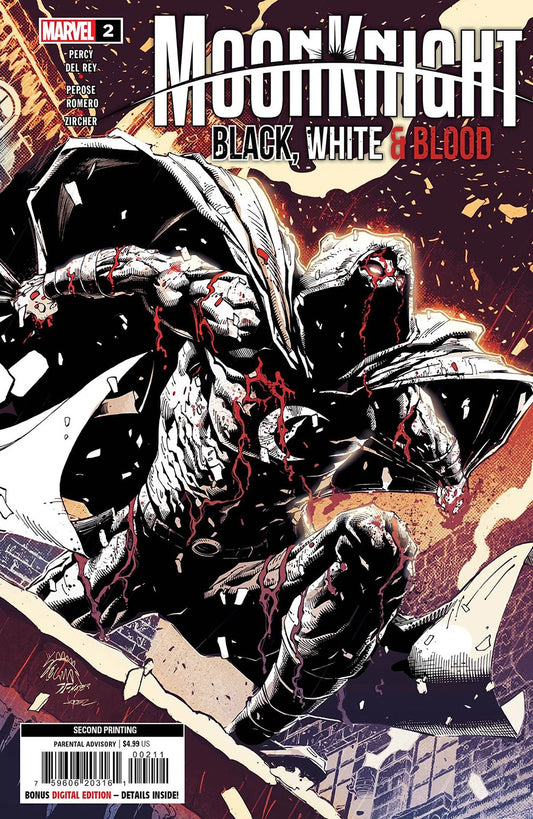Moon Knight Black White and Blood (2022 Marvel) #2C