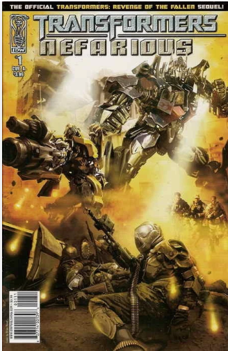 Transformers Nefarious (2010 IDW) #1A