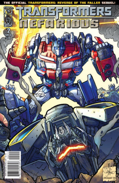 Transformers Nefarious (2010 IDW) #2B