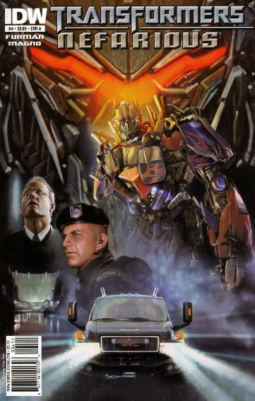 Transformers Nefarious (2010 IDW) #4A